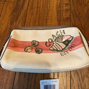 Coach Canvas Cosmetic Bag-Pre-Owned